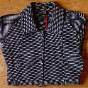 GNW Black & White Polka Dot Coat